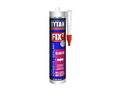 Tytan Professional  Fix² Elastic клей-герметик 290 мл, белый в Челябинске