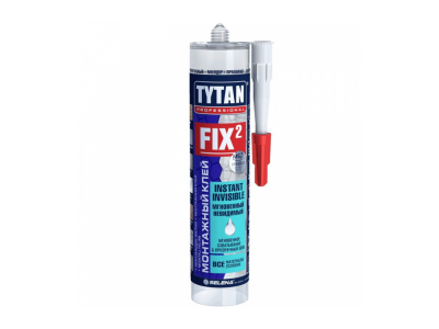Tytan Professional Fix² Instant Invisible (Мгновенный Невидимый) клей монтажный 290 мл в Челябинске